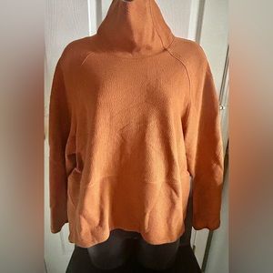 Lululemon Funnel Neck Textured Sweater Sz 4